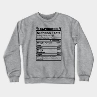 Capricorn Facts Crewneck Sweatshirt